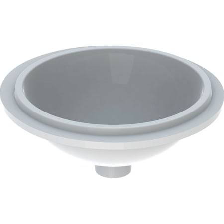 Geberit VariForm Unterbauwaschtisch, rund, 330mm, ohne Hahnloch, ohne Überlauf