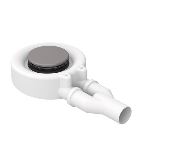 Ablaufgarnitur Scope mit Anti-Rutsch-Pro für glasierten Deckel