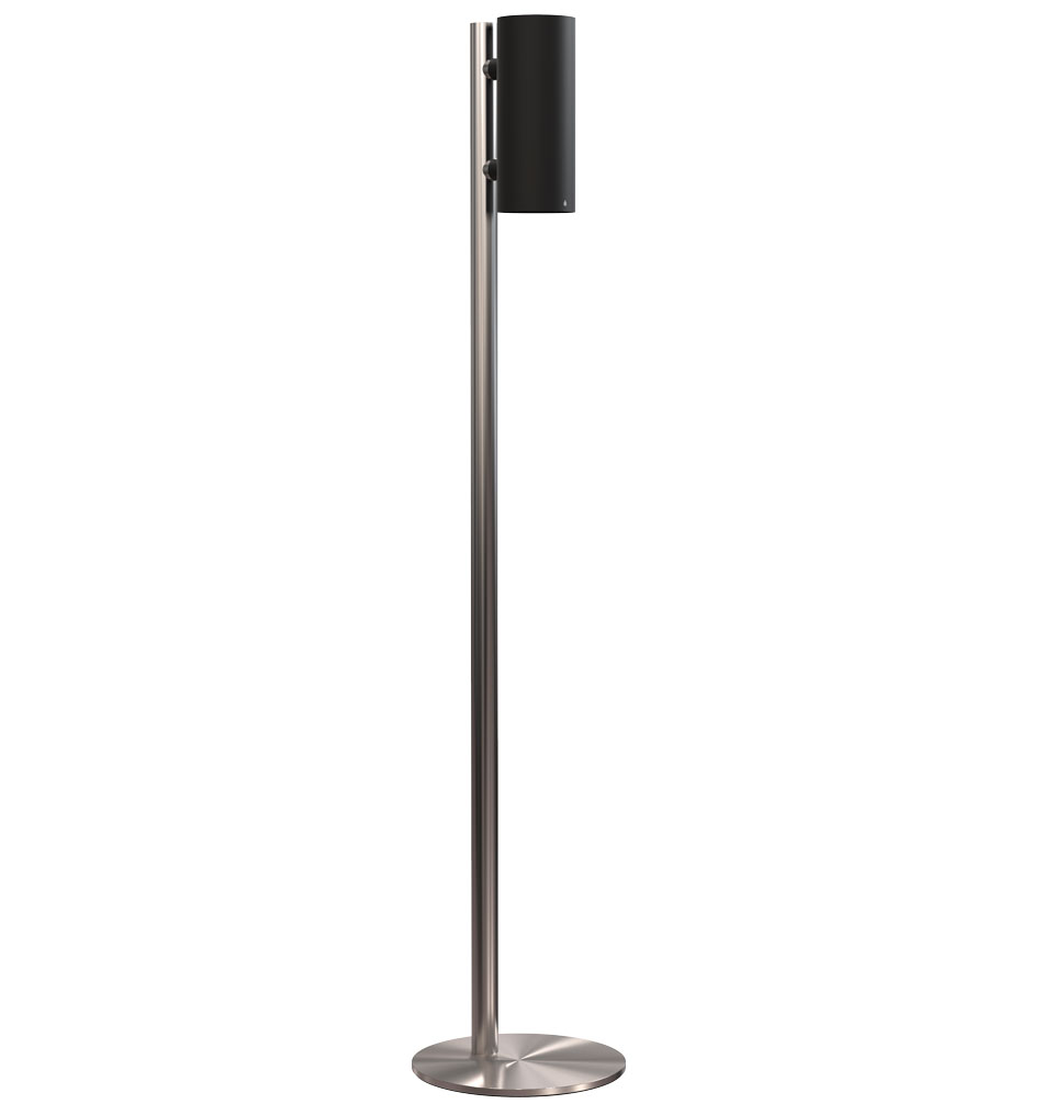 NOVA2 soap & disinfectant dispenser 1978 stainless steel brushed