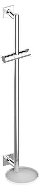 IXMO Brausestange mit Ablage, Rosetten eckig, 855mm