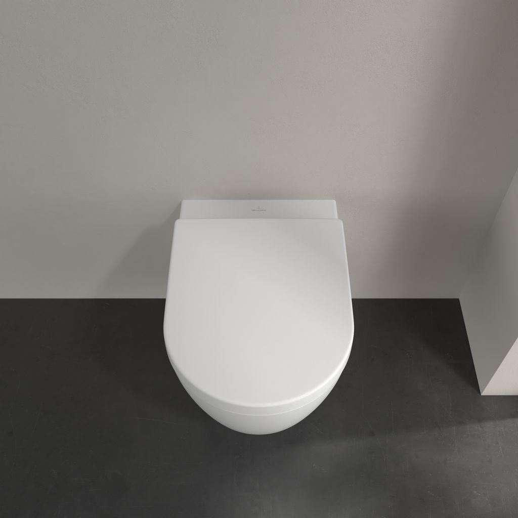 5656HRRW_02 Avento Combi-Pack wall-hung WC without flush rim, seat with QuickRelease and SoftClose