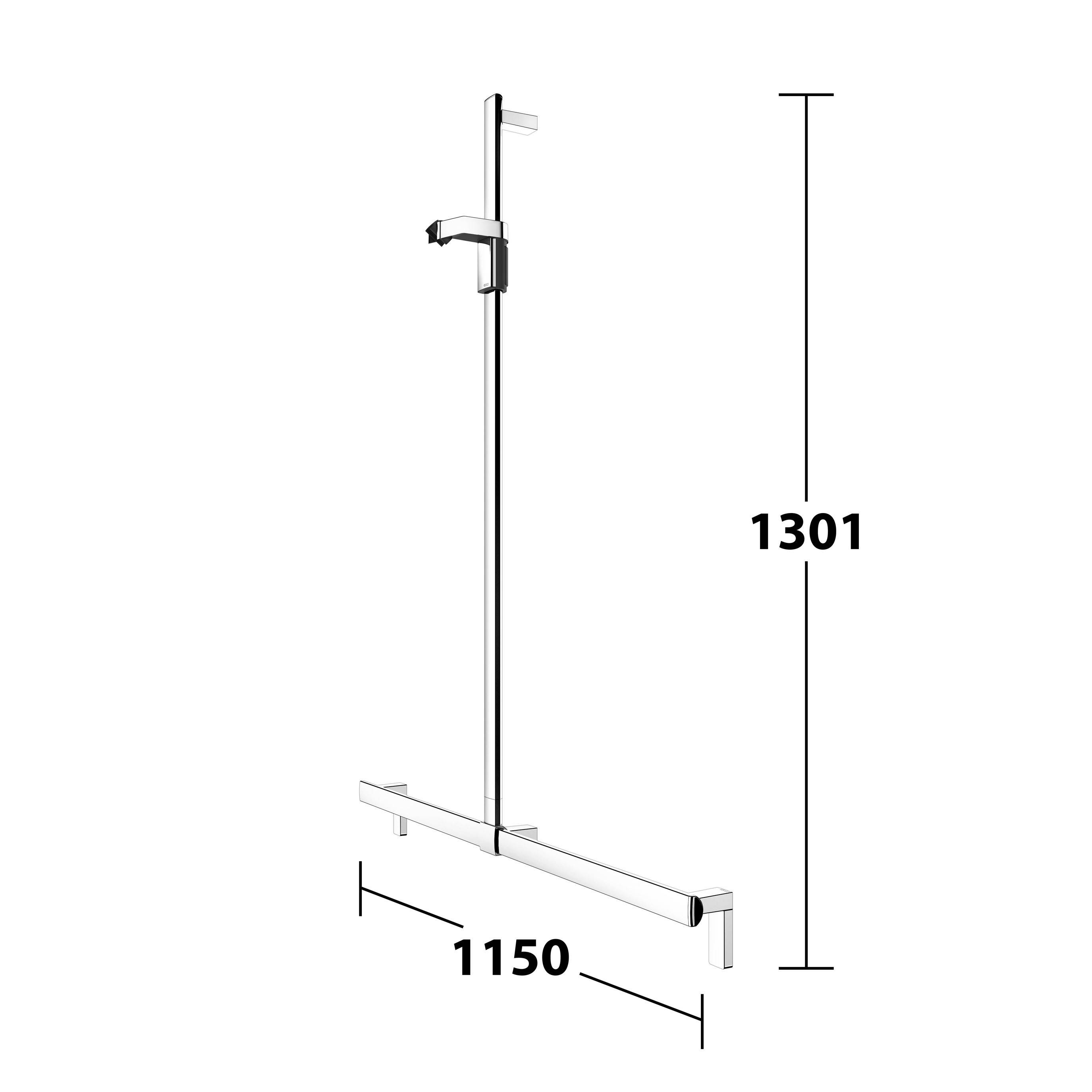 AXESS Duschhandlauf 1150mm mit Brausestange