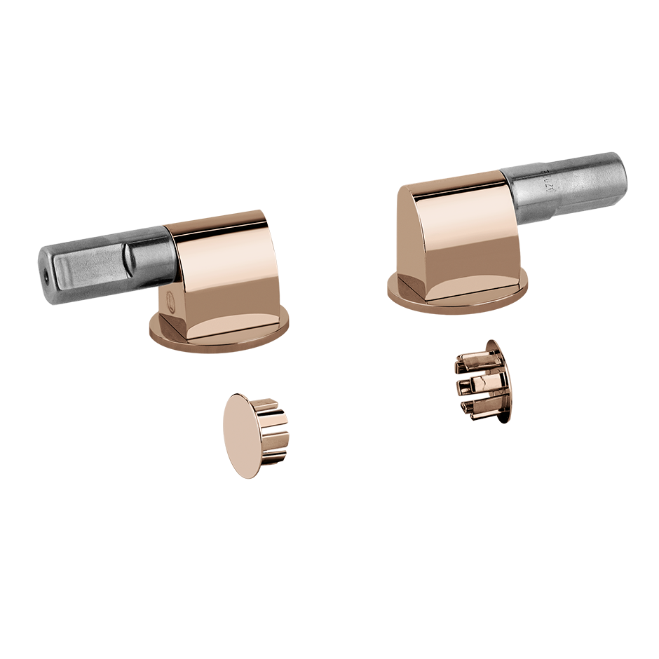 Gessi Total Look Scharniere für WC Sitz Kupfer PVD
