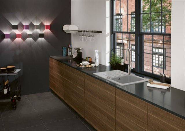 Architectura 45 Küchenspüle, mit Ablaufgarnitur mit Excenterbetätigung, 800 x 510mm