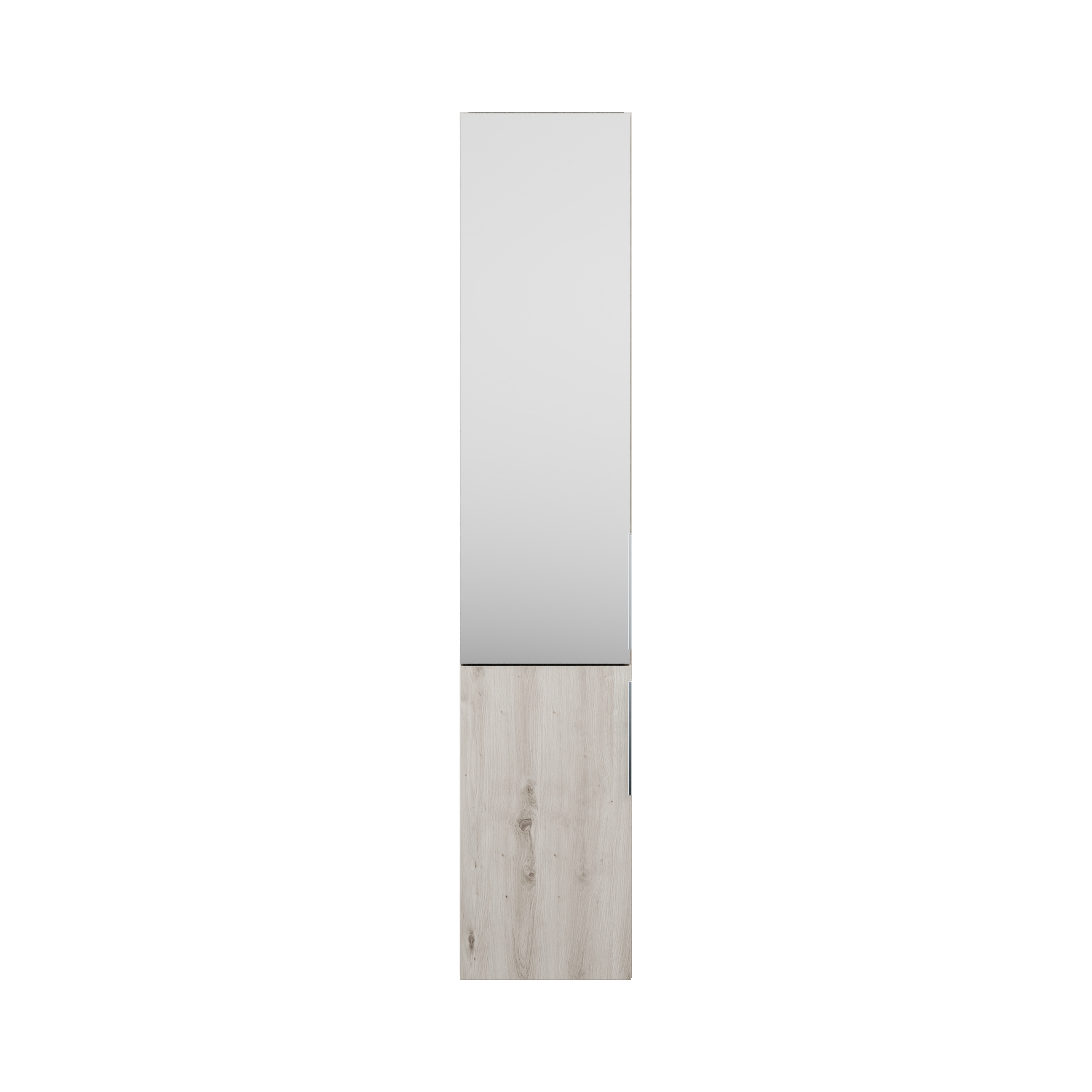 burgbad Eqio Hochschrank 1760x350x320 Eiche Dekor Silber