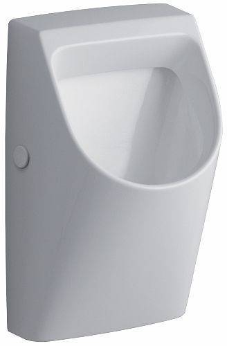 Renova Plan urinal, inlet from rear, outlet to rear