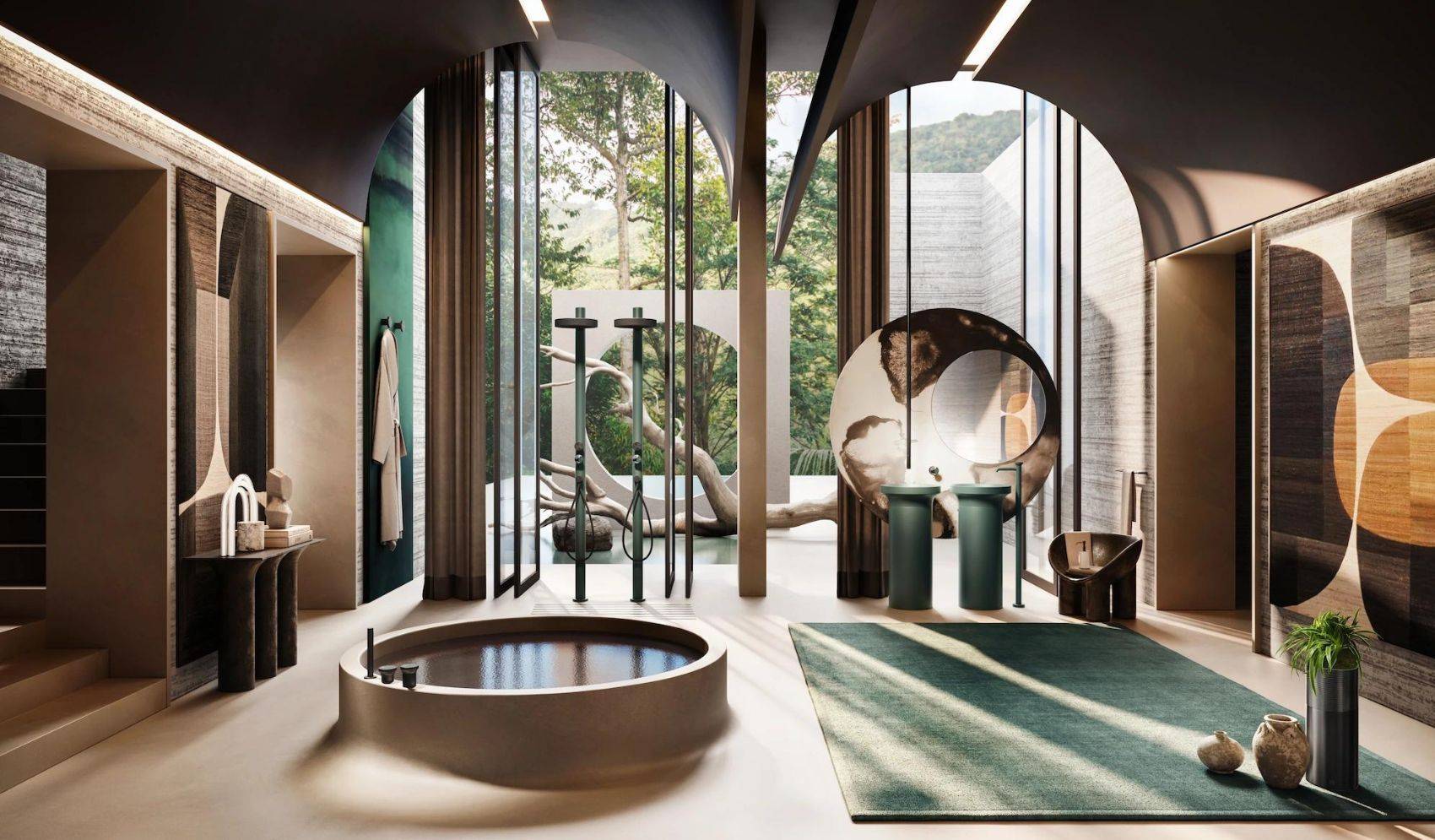 Gessi Origini Armaturen für das Badezimmer.