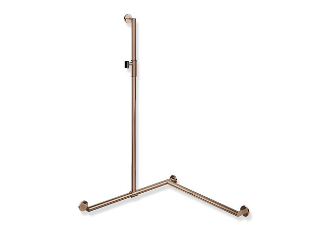HEWI System 900 Duschhandlauf 1250 x 765 x 765 mm, rechts, Ø32, Magnetbrausehalter
