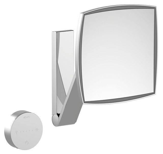 Kosmetikspiegel iLook_move, eckig, beleuchtet, 5-stufig-einstellbarer Lichtfarbe, Netzanschluss