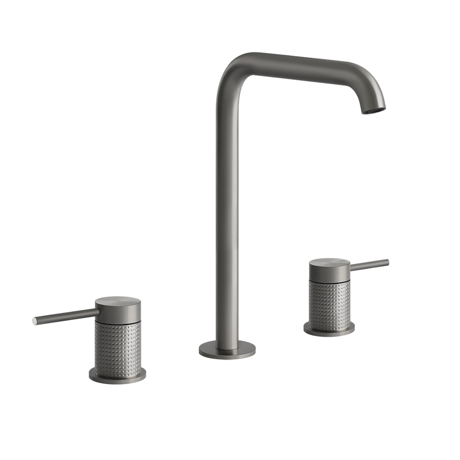 Gessi 316 Cesello 3-Loch-Waschtischarmatur 230mm hoch