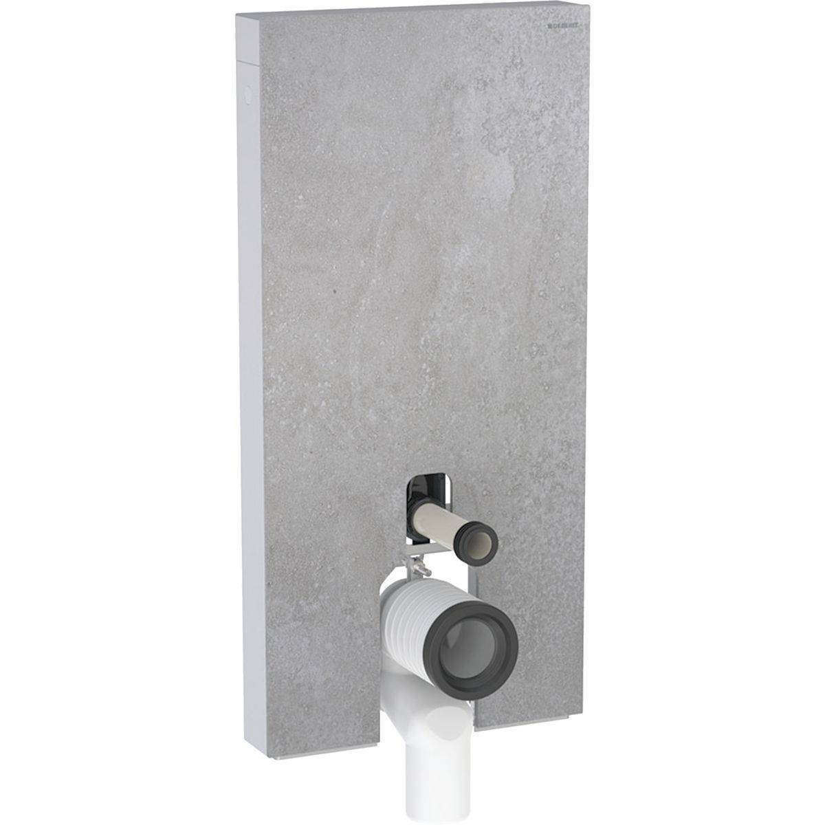 Monolith Plus Sanitärmodul für Stand-WC, 101cm, Frontverkleidung aus Steinzeug